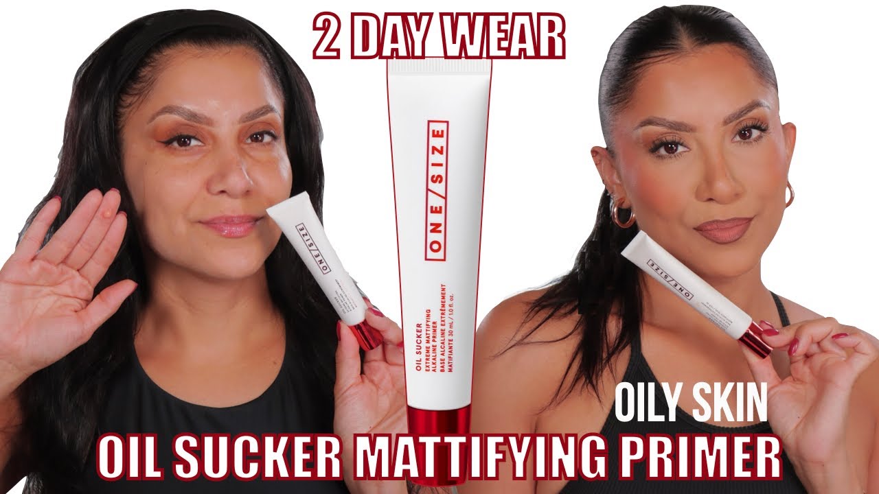Good for Oily Skin? 2 DAY WEAR *new* ONE/SIZE OIL SUCKER MATTIFYING ALKALINE PRIMER | MagdalineJanet