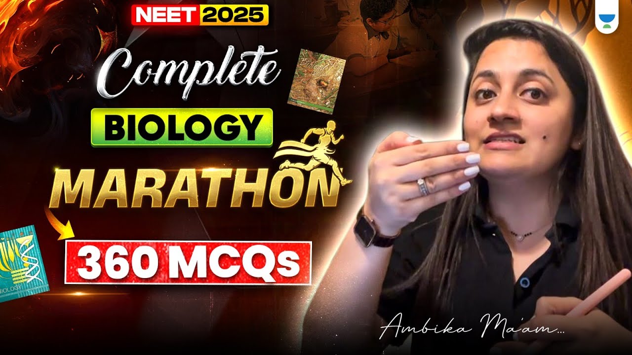 NEET 2025 Complete Biology Marathon 360 MCQ | Ambika mam #neet2025