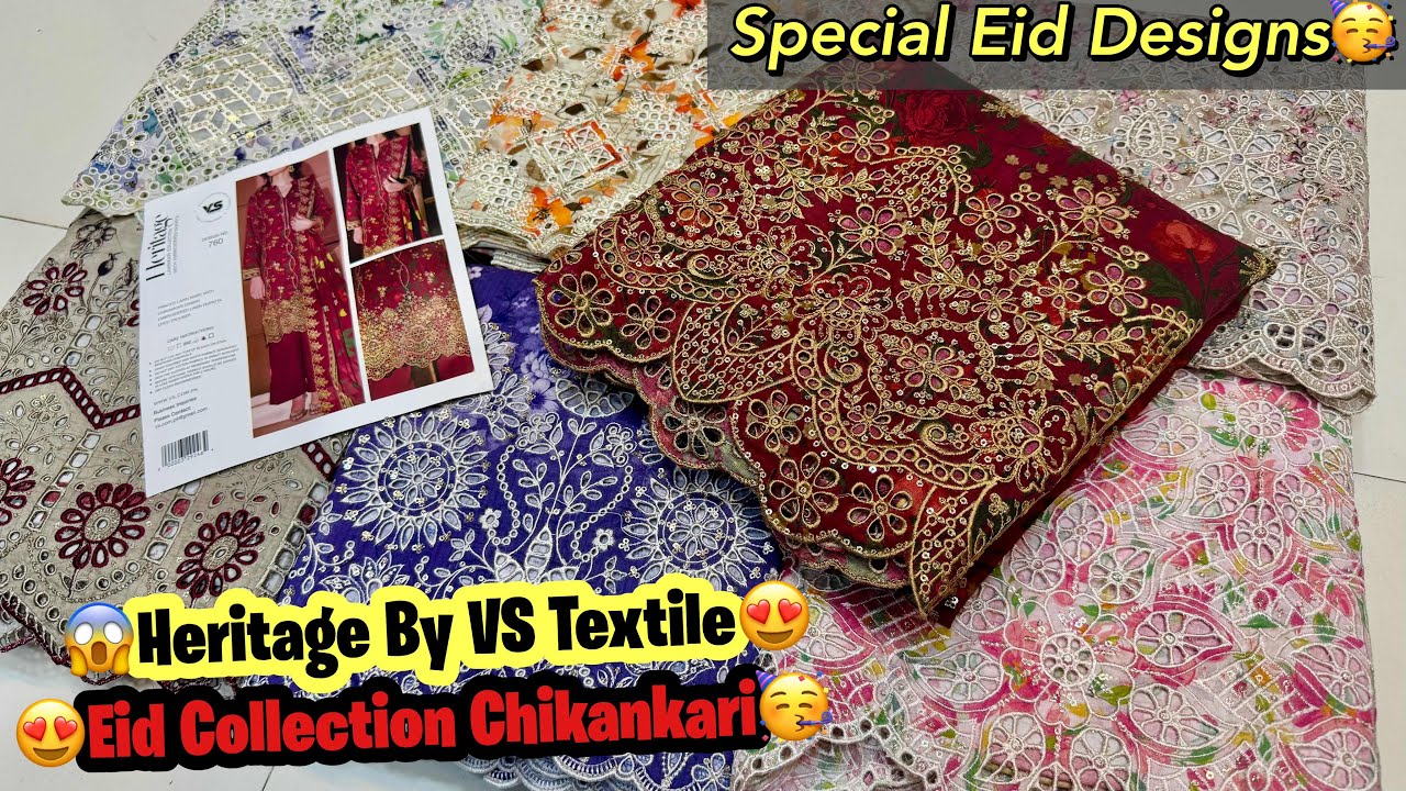Heritage By Vs Textile | Chikankari New Collection 2026 | Eid Collection New Dress 2026