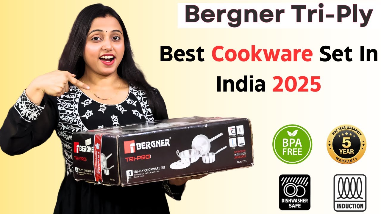 Bergner Tri-Pro Cookware Set Review 🔥 | Pros & Cons Before You Buy!