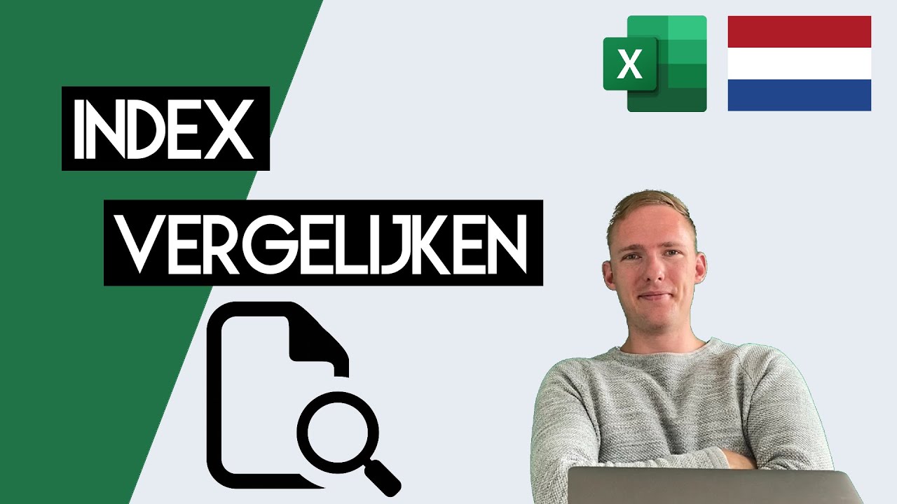 INDEX VERGELIJKEN (index match) - Excel Tutorial in het Nederlands