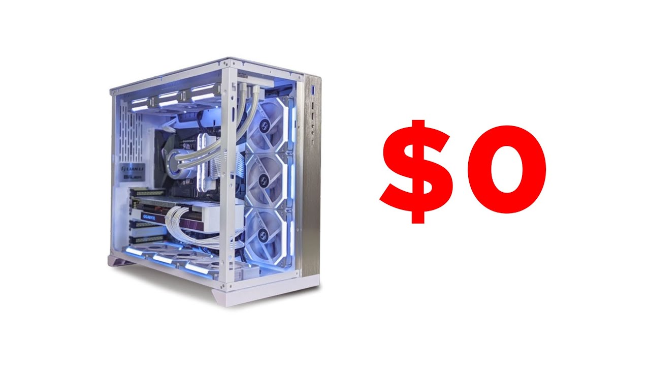 How to Build a PC with No Money (just copy me)