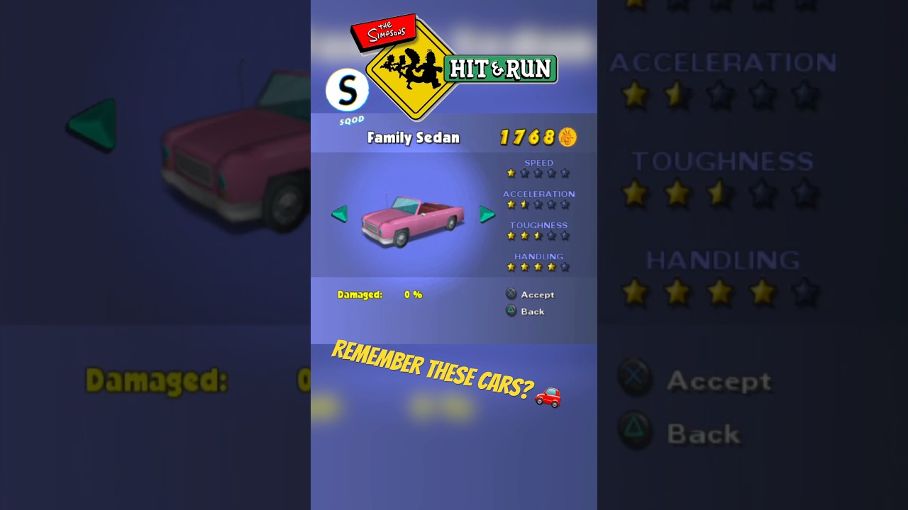 Who Remembers These Cars? Simpsons Hit & Run 👑 Best PS2 Game Ever 👌