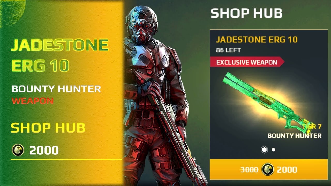 Jadestone ERG 10 From SHOP HUB | Jadestone Weapons | Modern Combat 5 - Harber theGamer