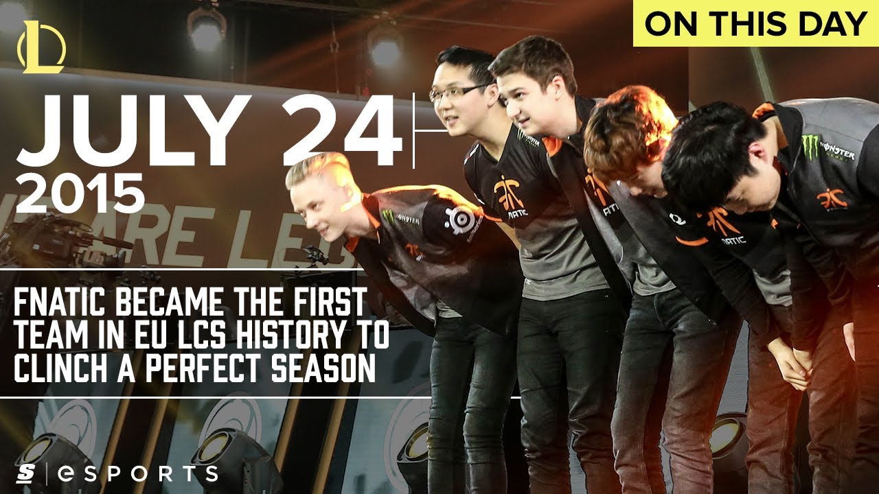 The day Fnatic made EU LCS history with a perfect 18-0 regular season (LoL)
