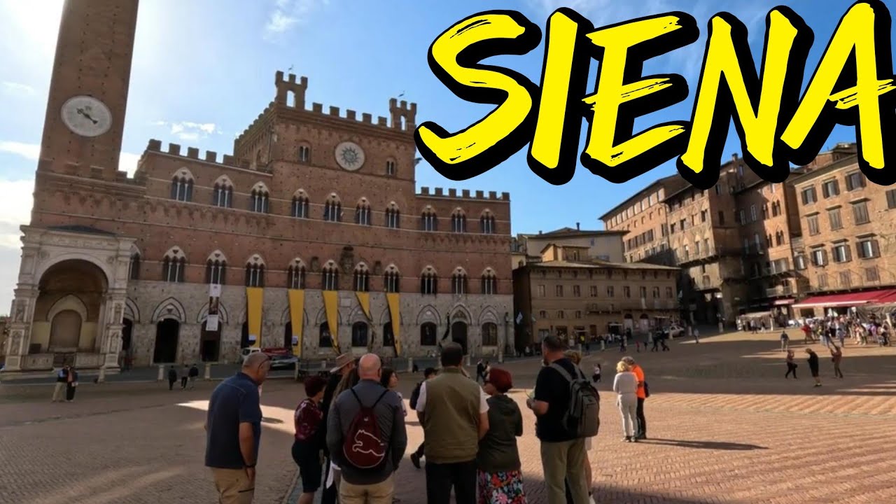 SIENA (TOSCANA- ITALY🇮🇹)  4K, WALKING TOUR 4K