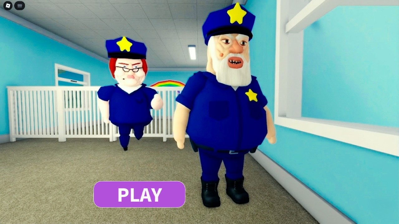 POLICE GRANDPA NEEDS HELP? OBBY Roblox Update All Morphs Unlocked Full Gameplay
