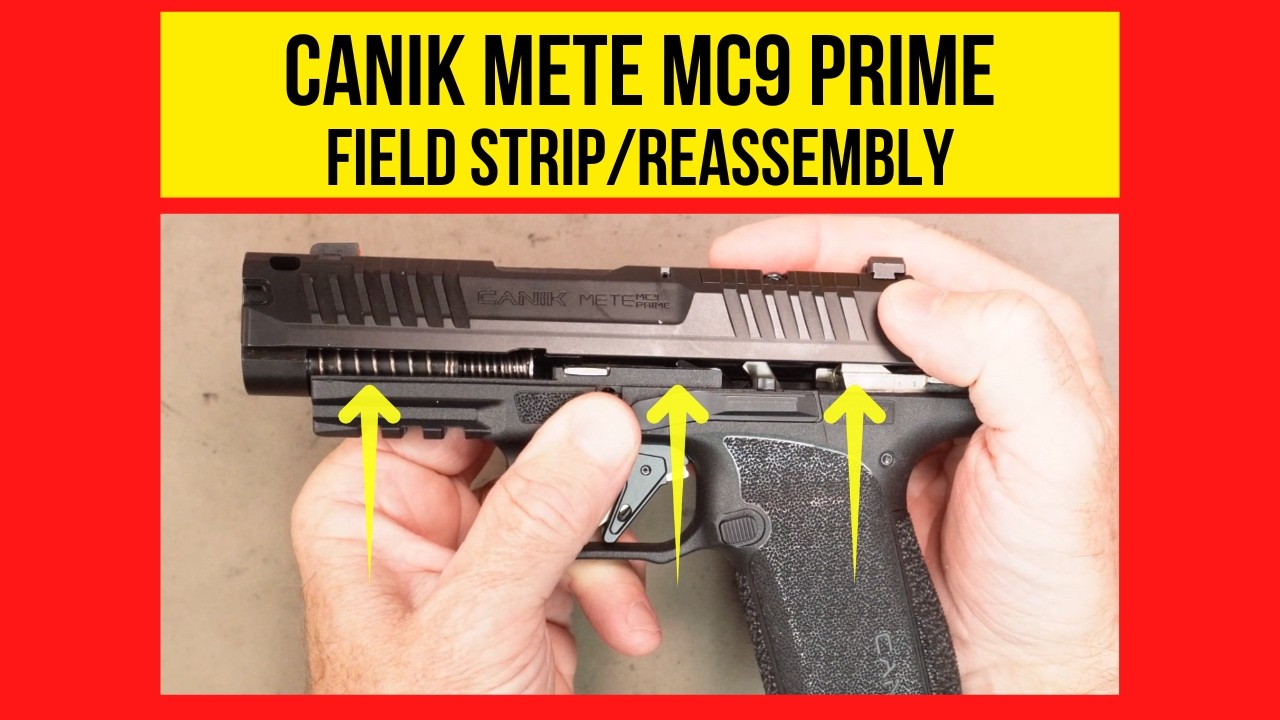 Сборка и монтаж Canik MC9 Prime Field Strip (и повторная сборка) — это ПРОСТО!