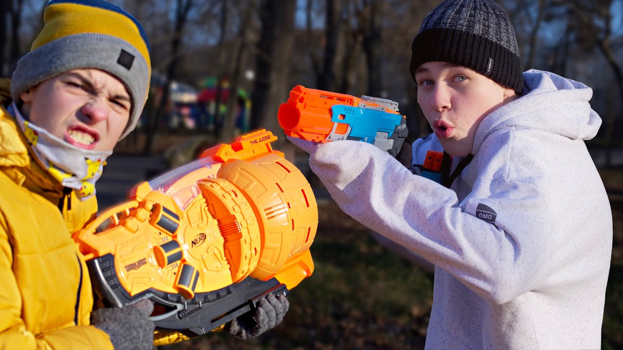 Nerf war // МЕСТЬ другу за ТРЕНДОМАНИЮ 2 // Дизмон