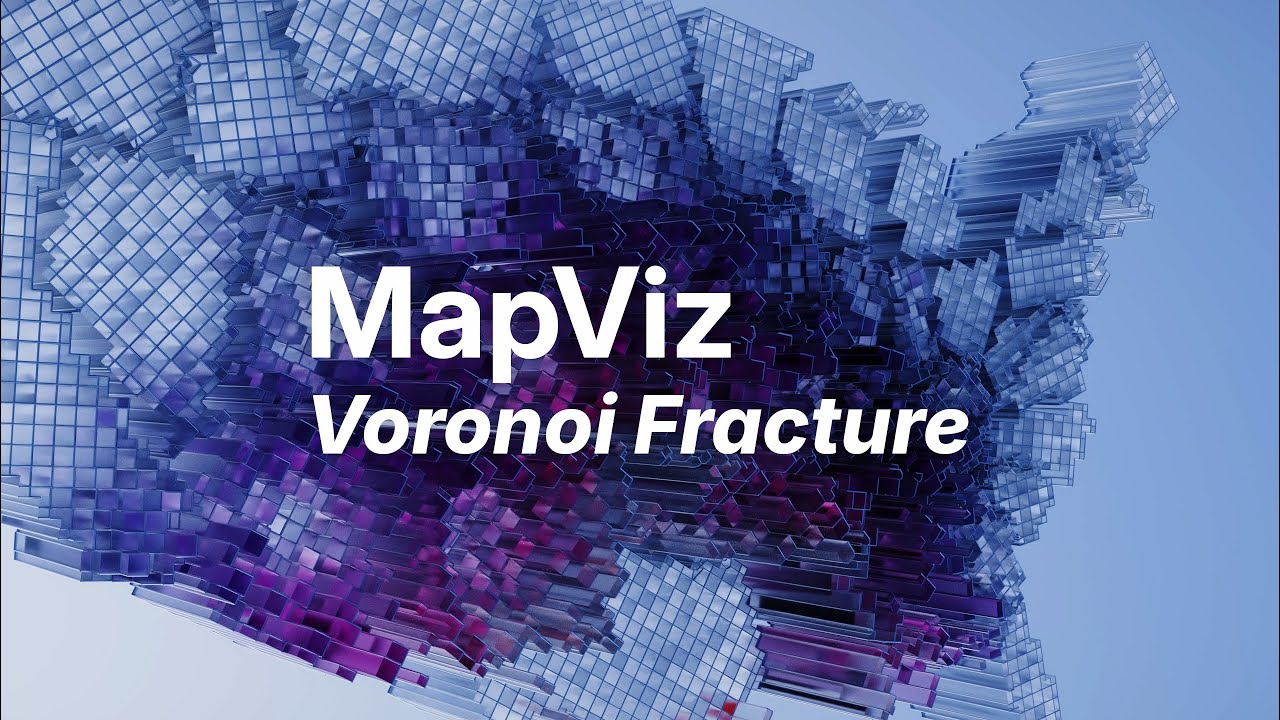 MapViz Mastery | Voronoi Fracture & C4D Effectors