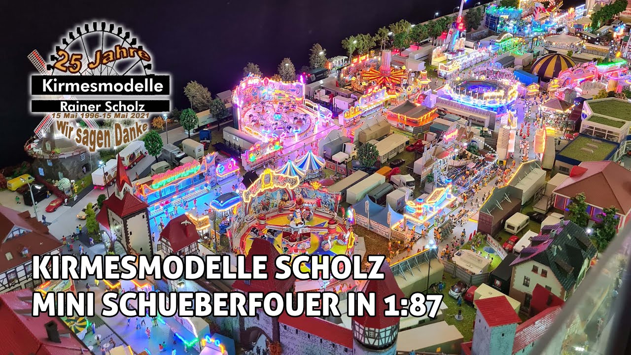 Kirmesmodelle Scholz | Mini Schueberfouer 2021 Kirmes | 4K
