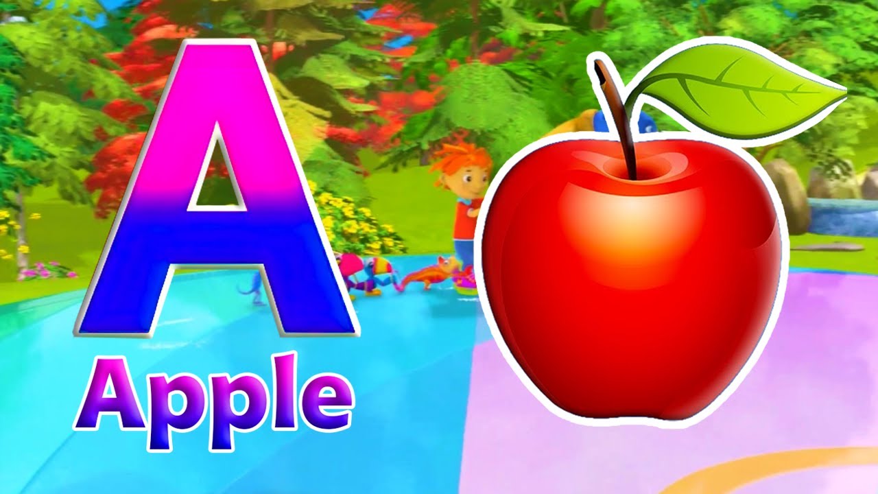 Phonics Song 2 with TWO Words in 3D - ABC Alphabet Songs A For Airplane & Sounds For Kids NEW 1272