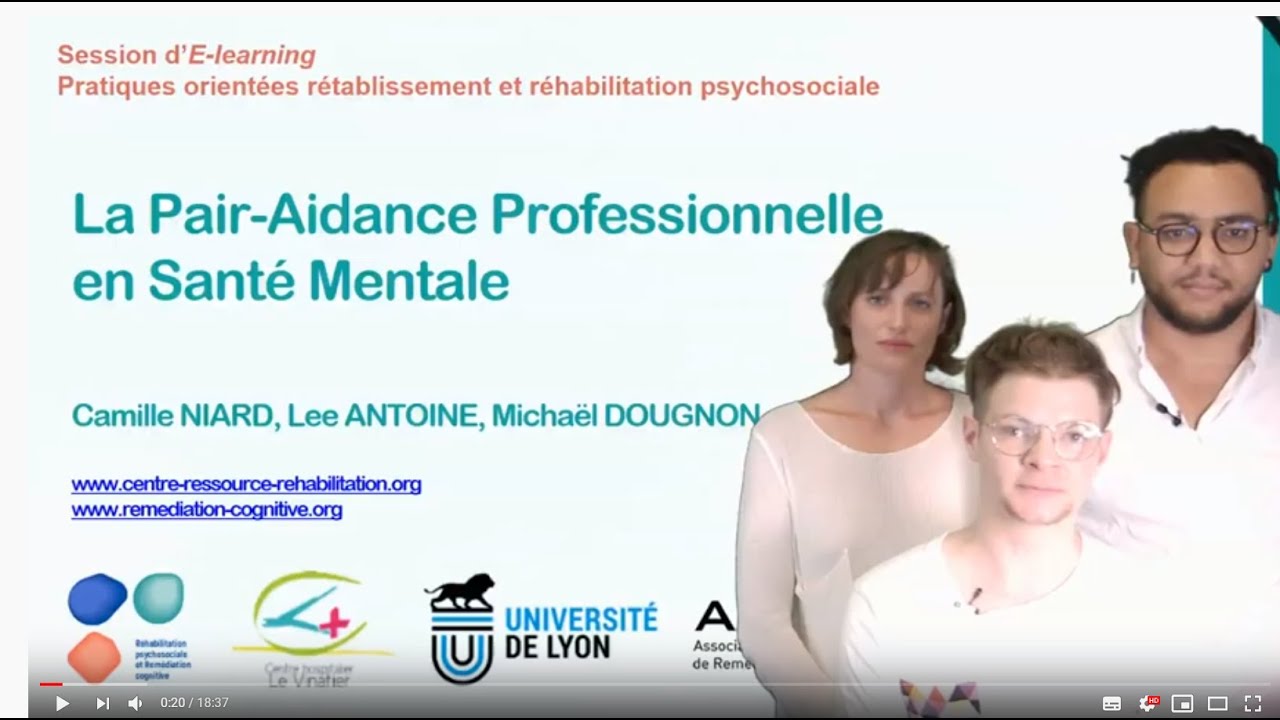 Pair aidance professionnelle en santé mentale