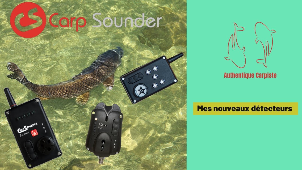 Mes nouveaux détecteurs - Carpsounder ROC XRS ACC - pêche de la carpe