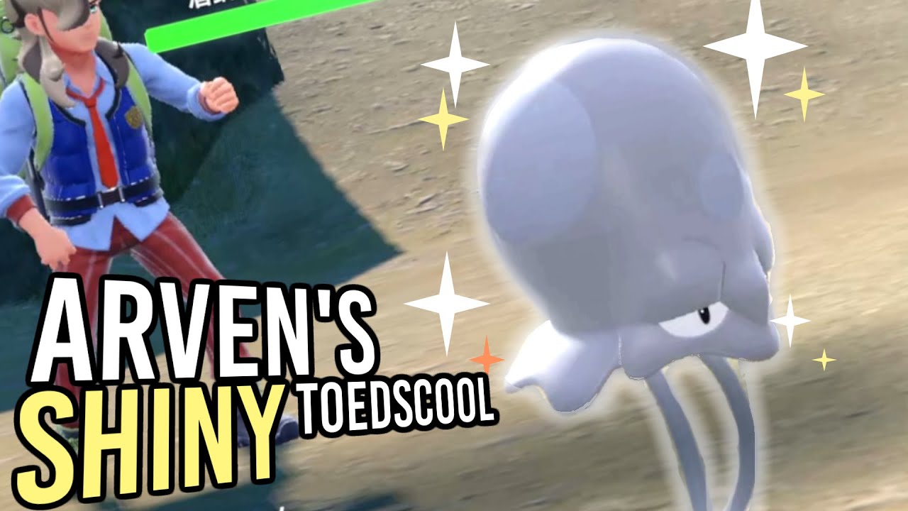637 - LIVE! Arven's (pointless) Shiny Uncatchable Toedscool after 6680 SRs