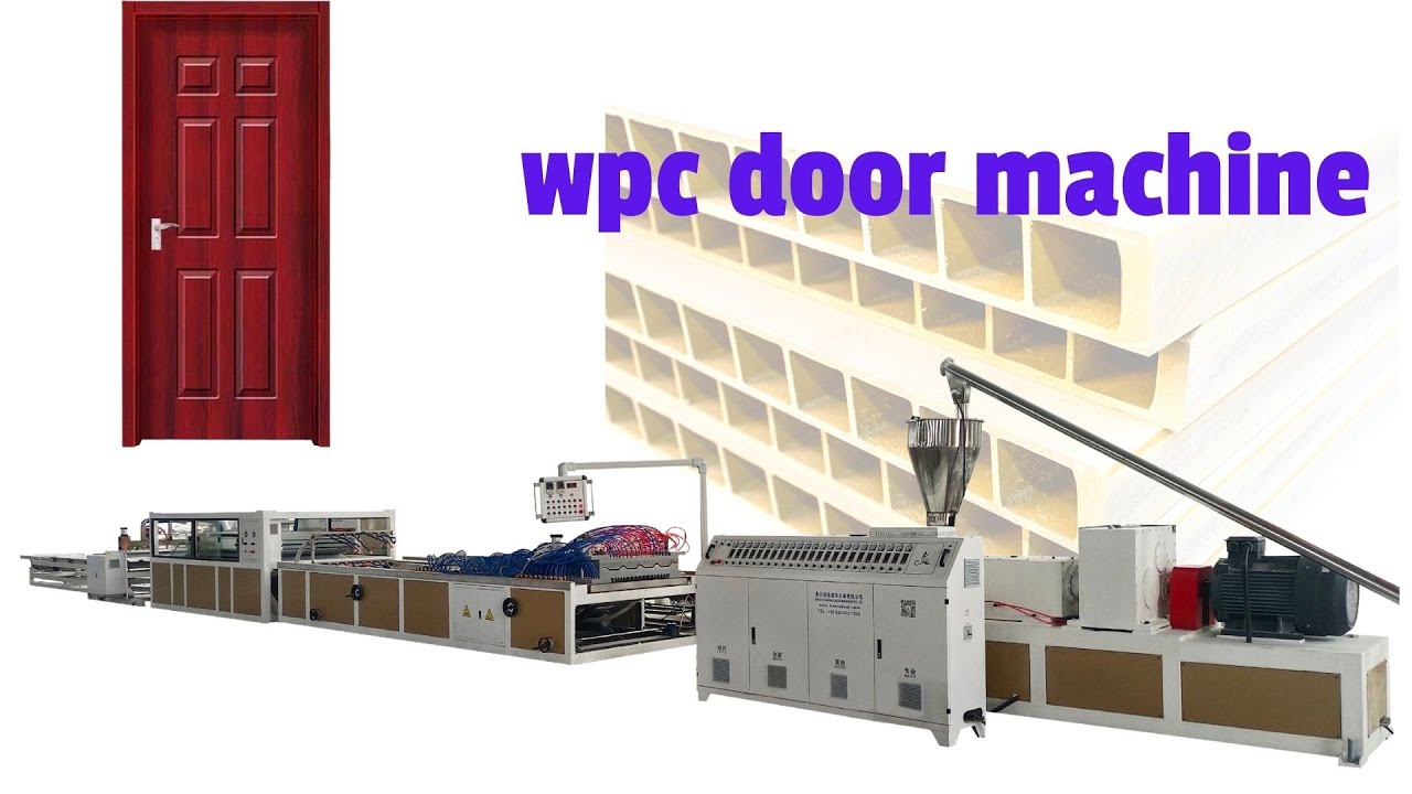 UAE WPC door machine 1000mm wood plastic composite extrusion line manufacturer 17 years experience