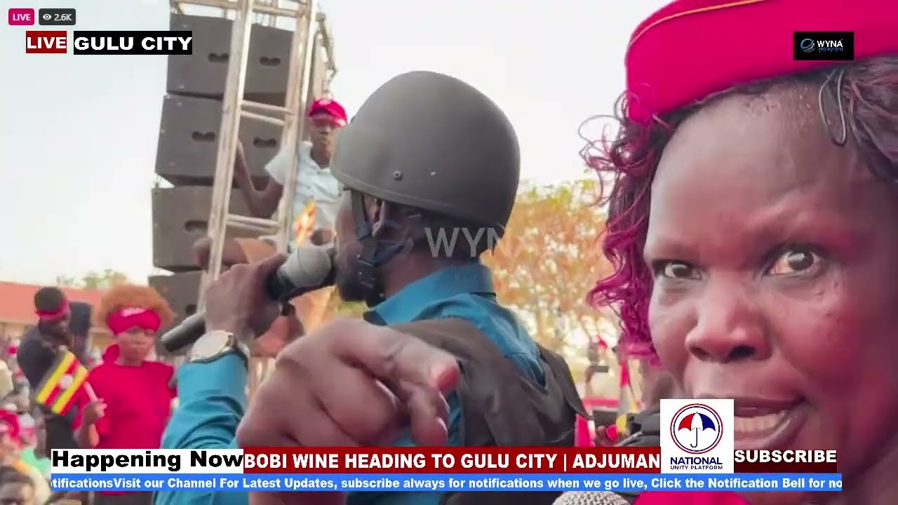 BOBI WINE ATTACKS GEN SALEH AND MAO IN GULU: THE OLD MEN ARE FEARING YOUNG GENERATION