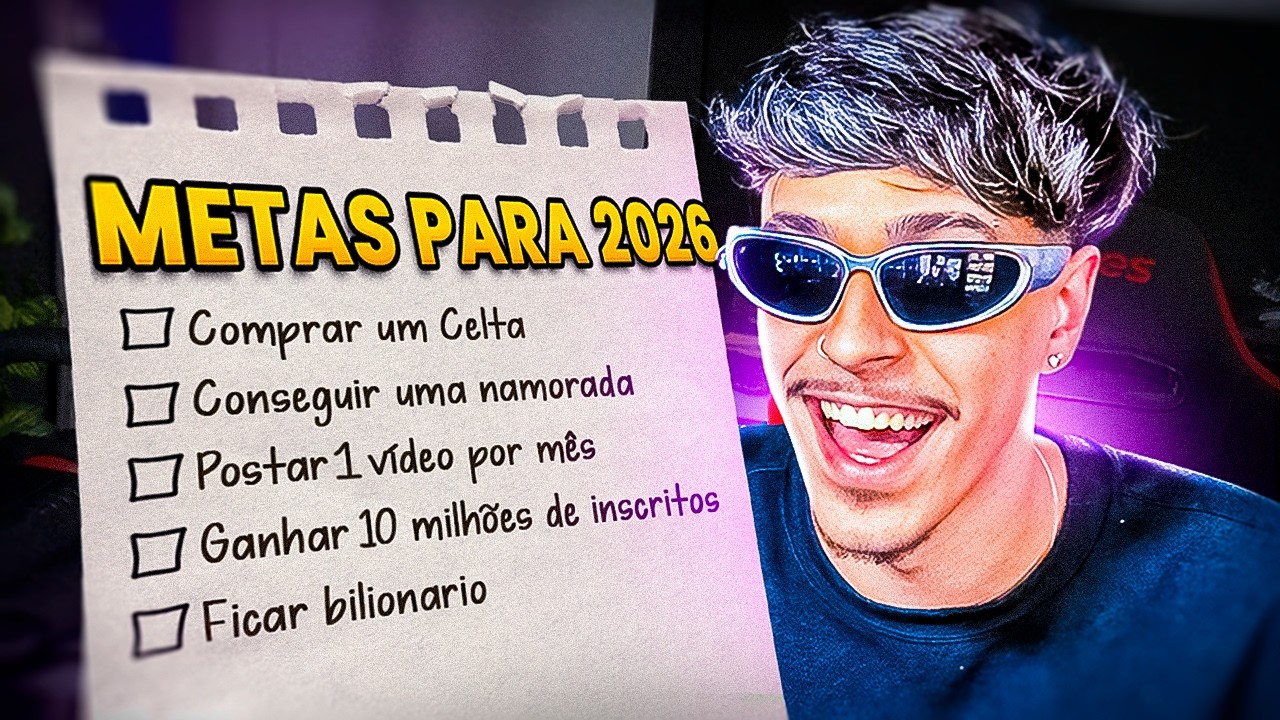 Xiteyy Fazendo as Metas pra 2026 e vendo as de 2025 KKKKK conseguiu nada
