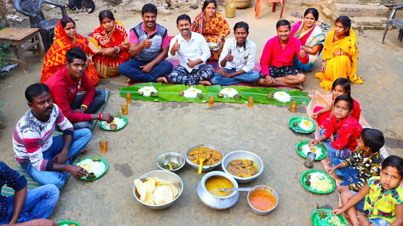 হ্যাপিদার শশুরবাড়ি জমিয়ে খাওয়াদাওয়া করলাম সবাই মিলে | How we enjoy in Palashi, Nodia | village vlog