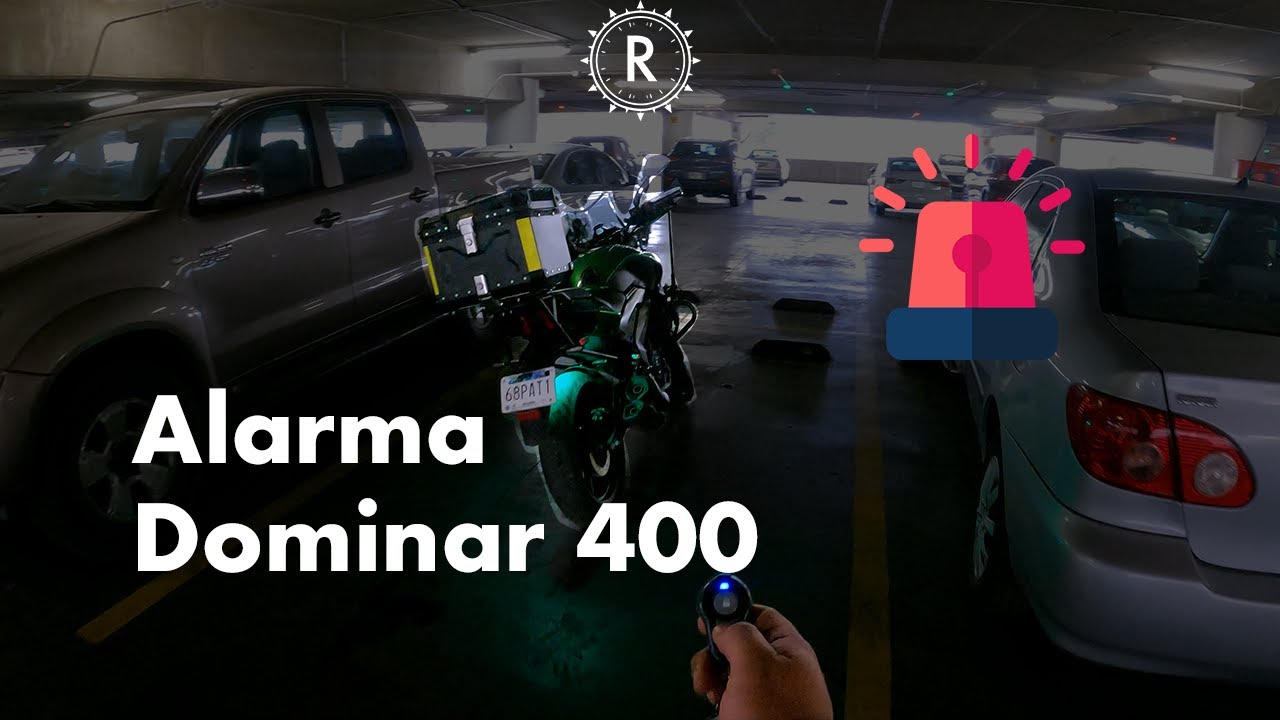 Instalacion de alarma en Dominar 400 | Tutorial | Rocarlos