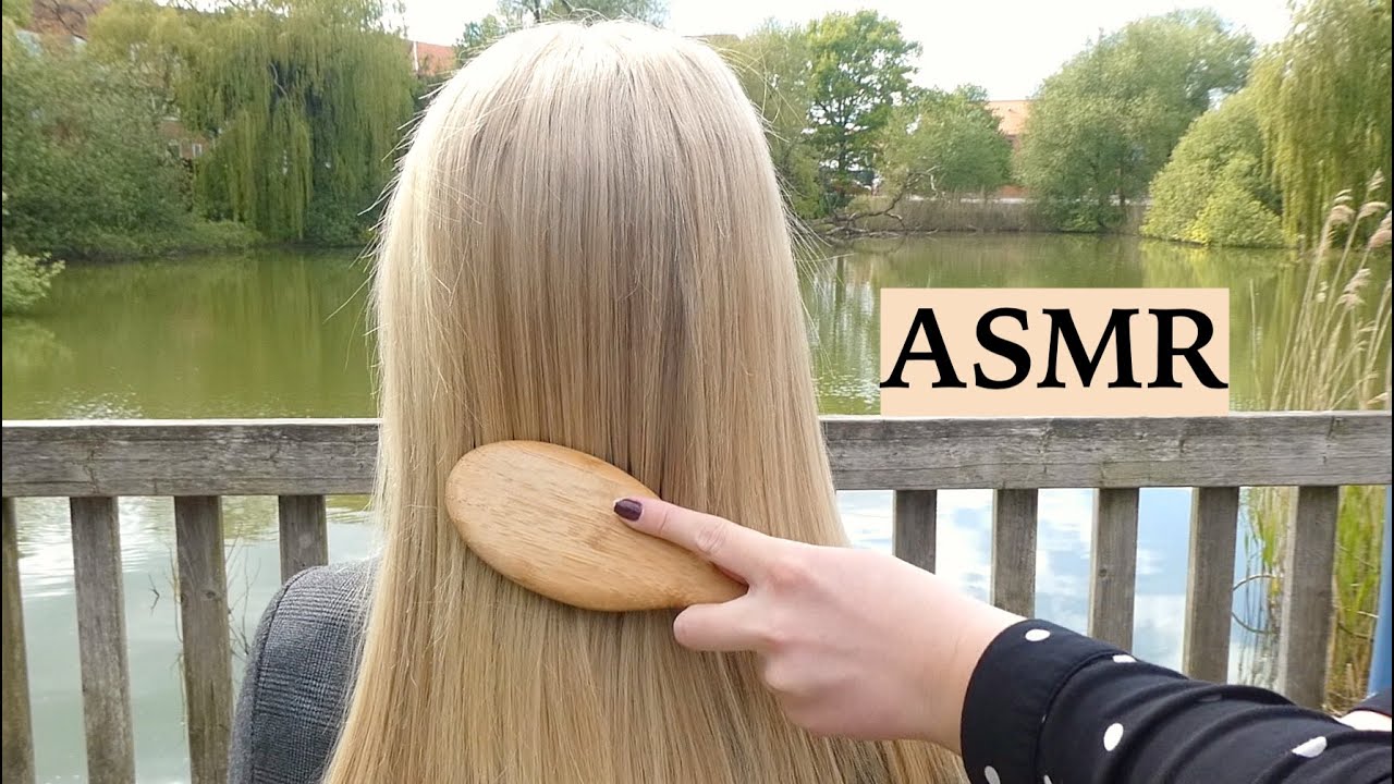 ASMR Hair Play in Nature 🍃 (Hair Styling & Hair Brushing)