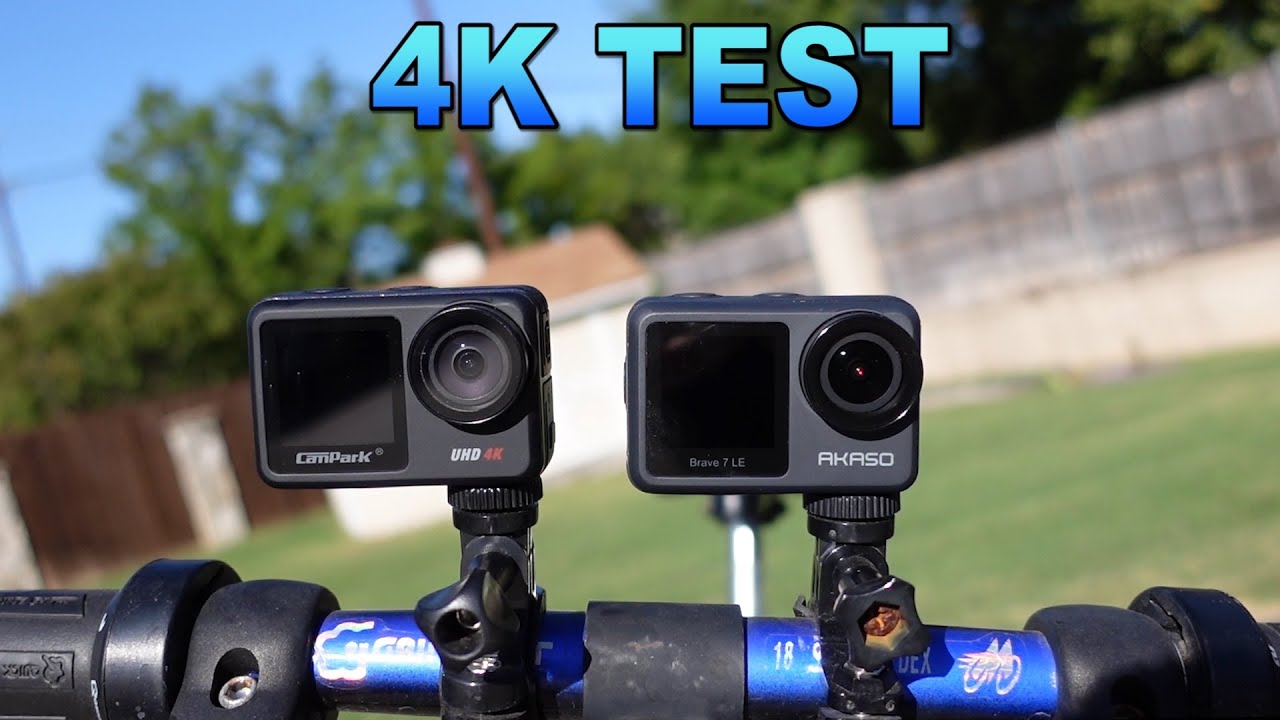 AKASO BRAVE 7LE vs CAMPARK V40 4K TEST