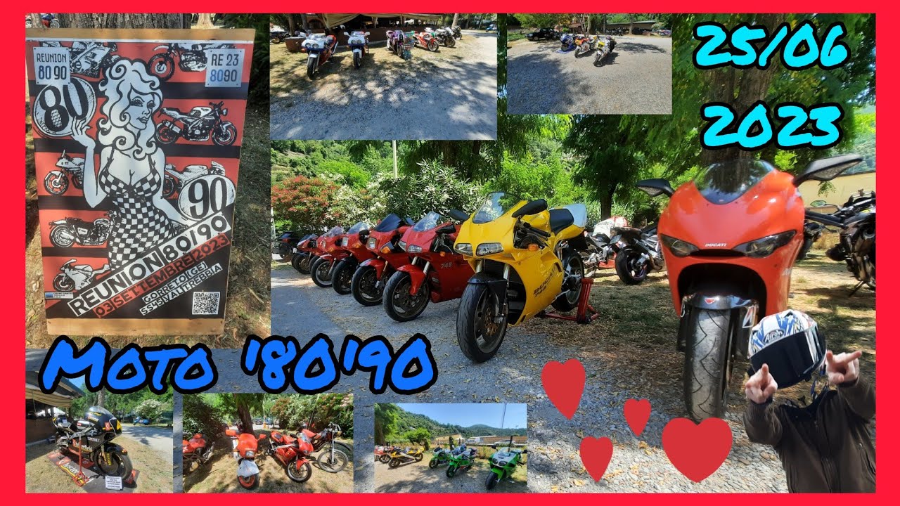 Raduno Moto anni'80'90 Carasco (GE) 25/06/2023