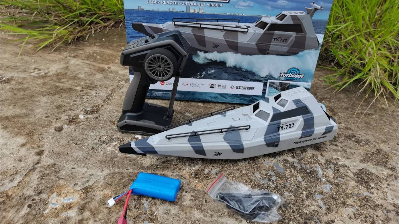 มาใหม่เรือบังคับ TY-727 JET BOAT 2.4GHZ ความเร็ว 35KM/H ราคา 1790.บ โทร:065-5393138 ไลน์:tay-3910