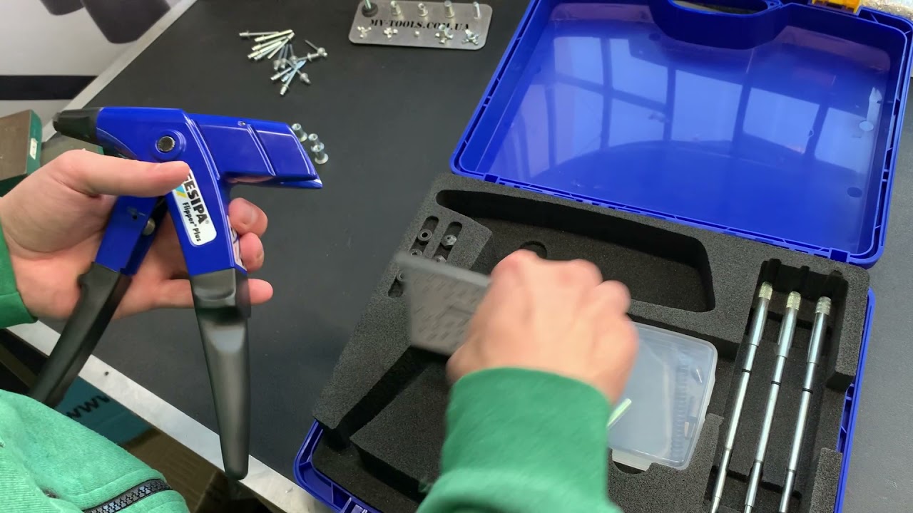 Ручной комбинированный заклепочник Gesipa FLIPPER PLUS 