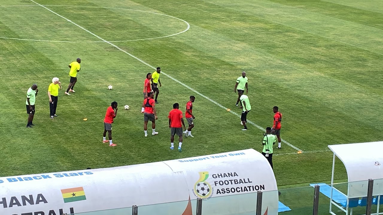 Ghana🇬🇭Vrs Chad🇹🇩World Cup Qualifiers: Black Stars Day One Training Session At Accra Sports Stadium