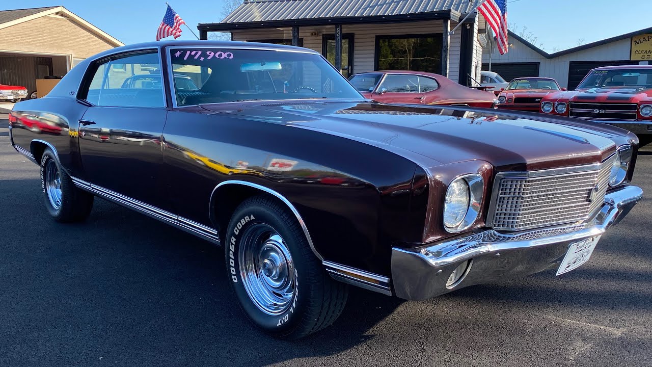 Test Drive 1970 Chevrolet Monte Carlo SOLD $17,900 Maple Motors #1023
