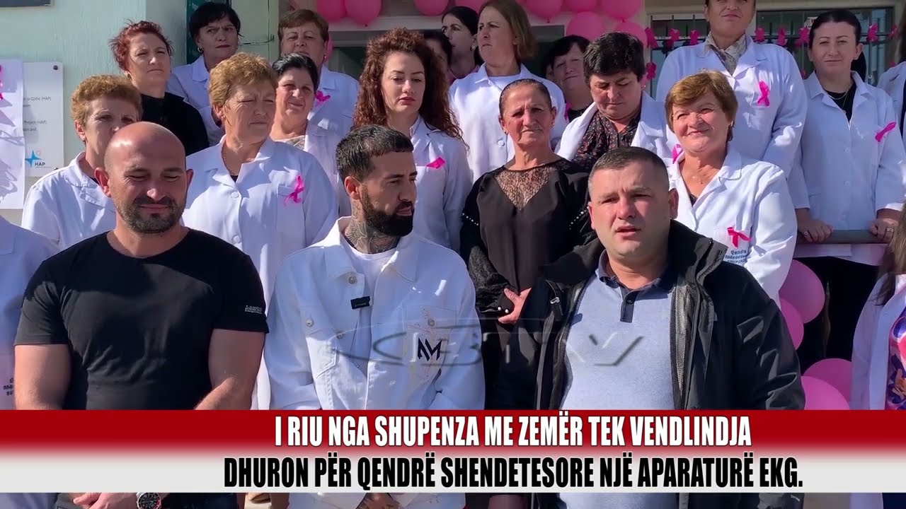 I riu nga Shupenza dhuron per qendren shendetesore nje EKG     - Bulqiza Tv