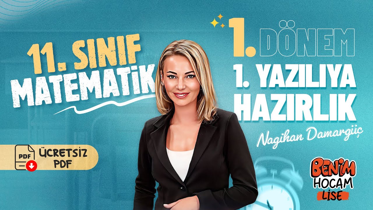 11.Sınıf - Matematik - 1.Dönem - 1.Yazılıya Hazırlık - Nagihan DAMARGÜÇ - 2026 (Ücretsiz PDF)