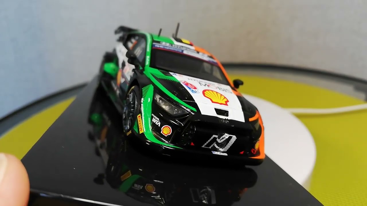Hyundai i20 N Rally1 Hybrid Croatia Rally 2023 Neuville Thierry Wydaeghe Martijn 1/43 IXO Car Models