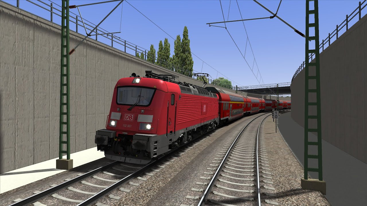 Train Simulator - Skoda CD 380 BR 102 - Berlin Gesundbrunnen