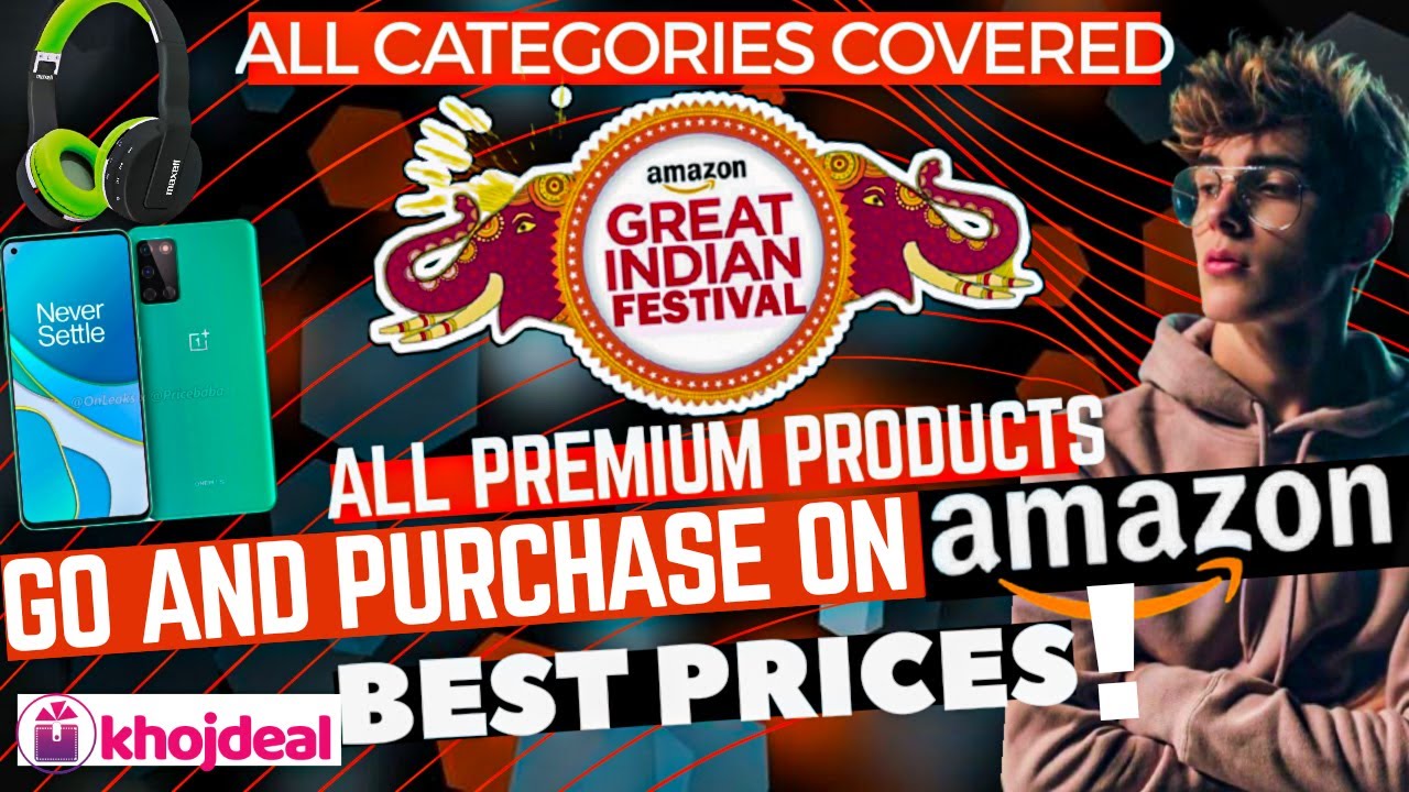 Amazon Great Indian Festival Sale 2020 - Check all Deals, Offers & HDFC Credit Card Discount Details