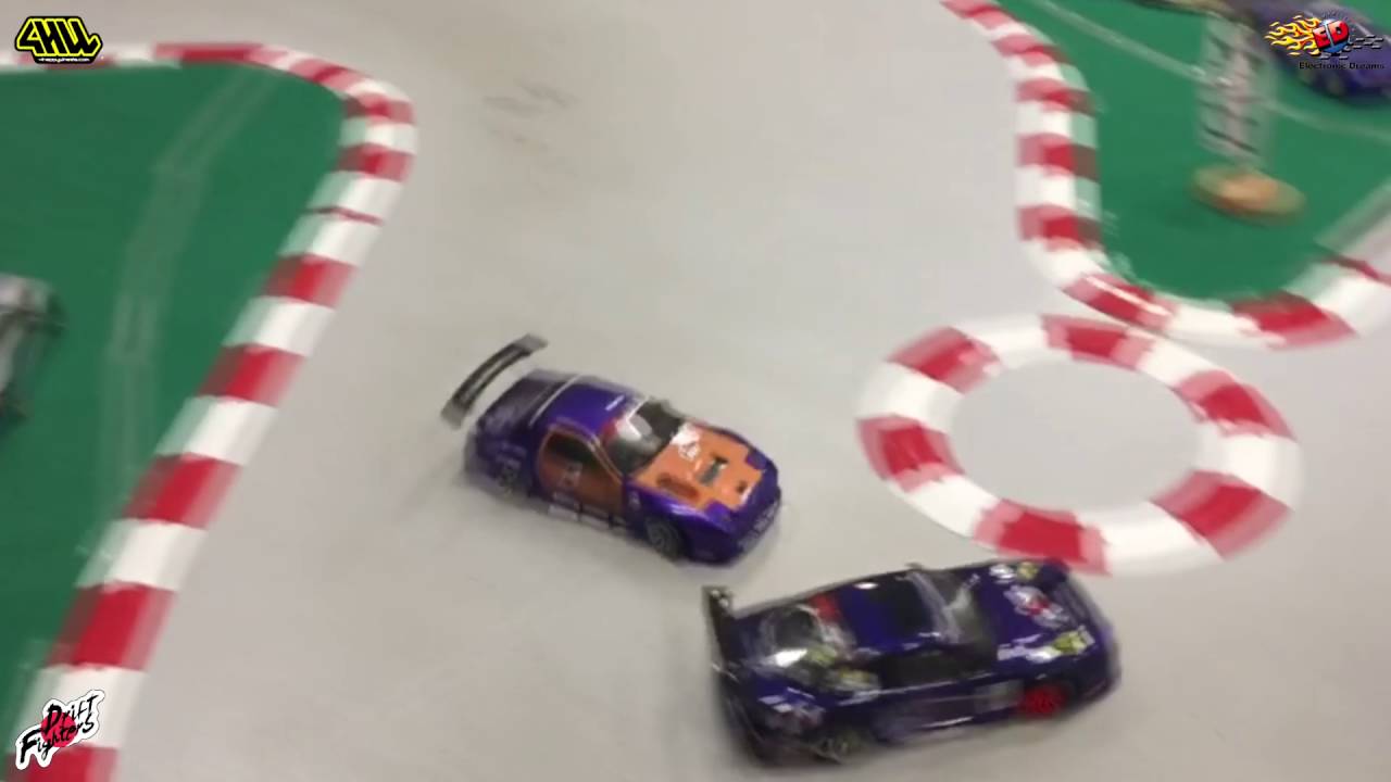 Drift Fighters - Training Session at Electronic Dreams indoor track - Rc Drift RWD