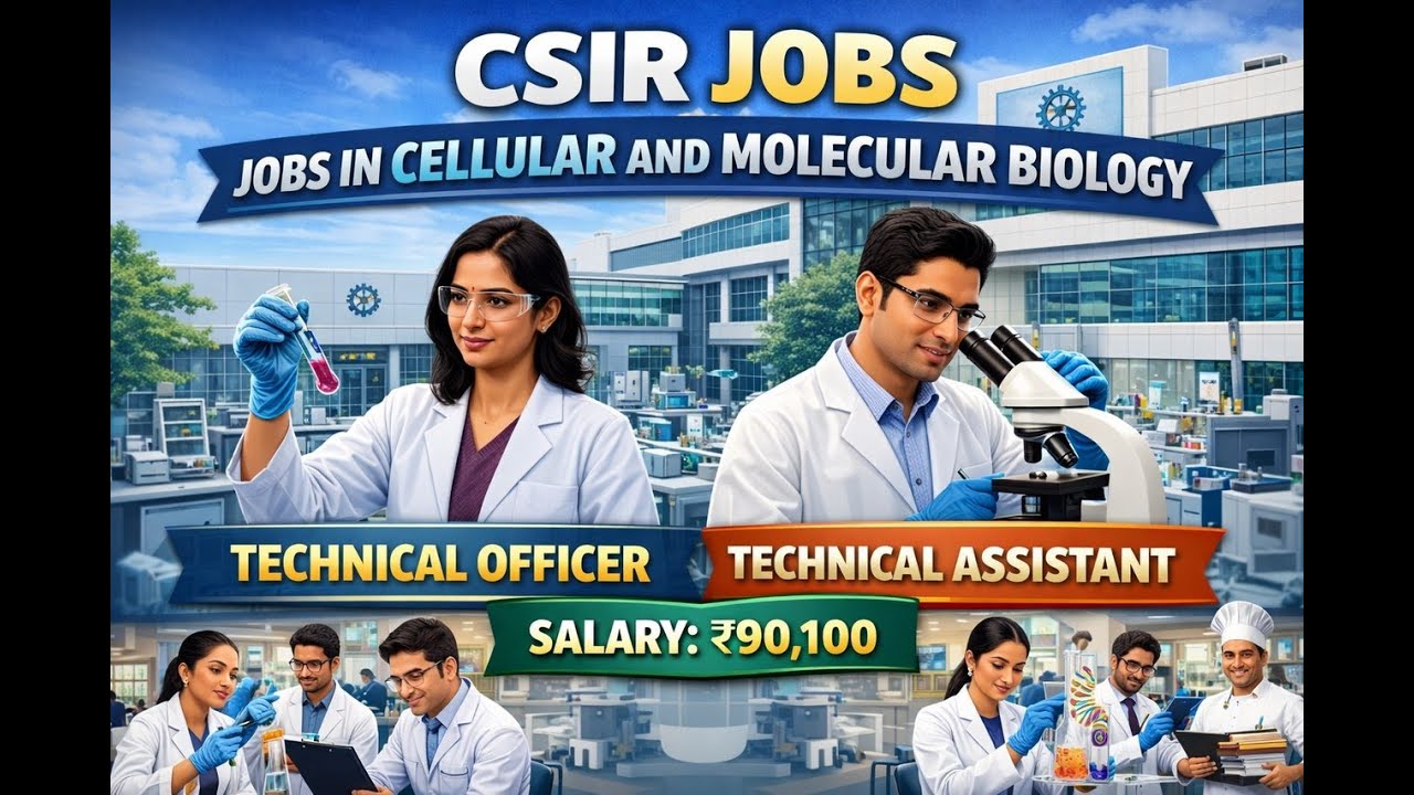 JOBS IN CSIR LAB@gopisarakariupdates