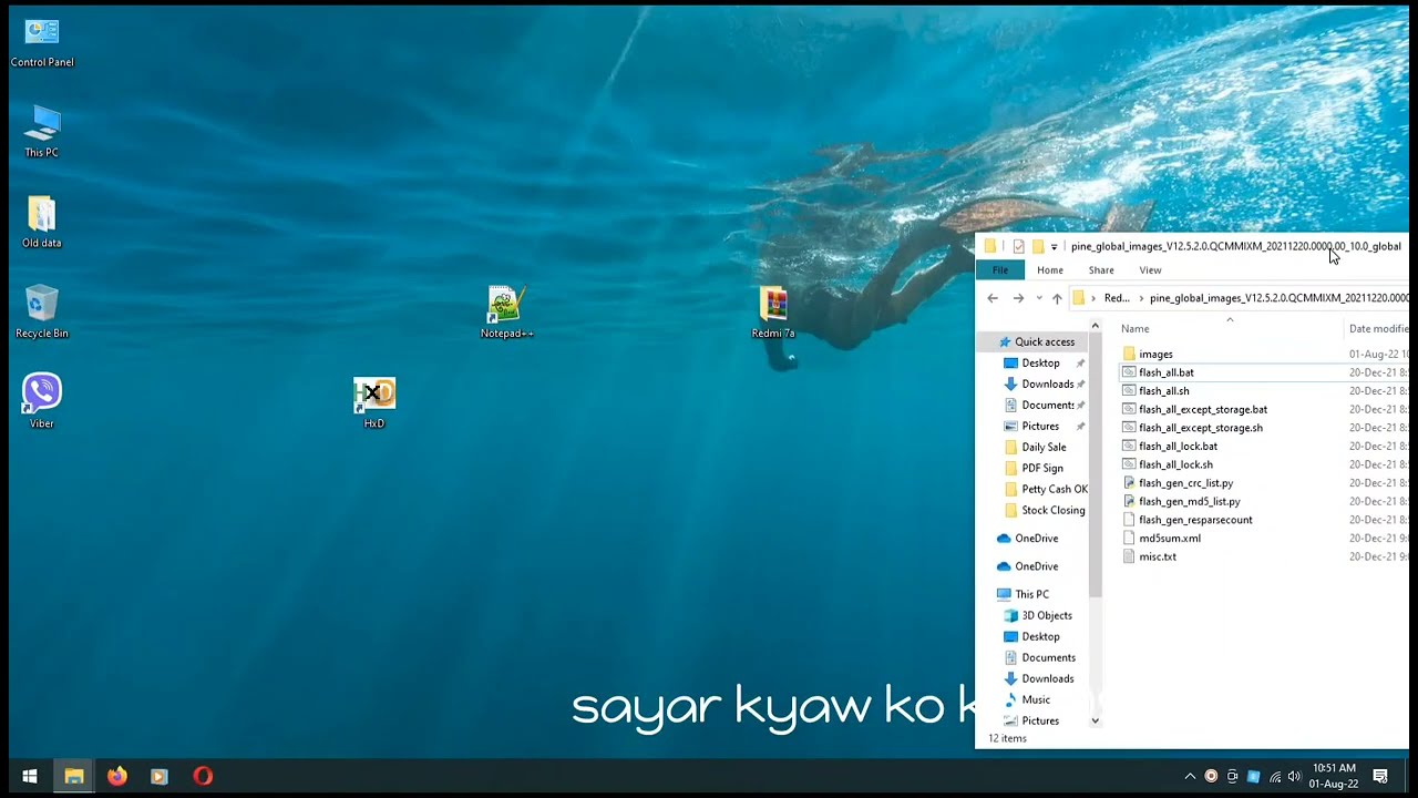 Mi Account Remove Firmware ပြုလုပ်နည်း။