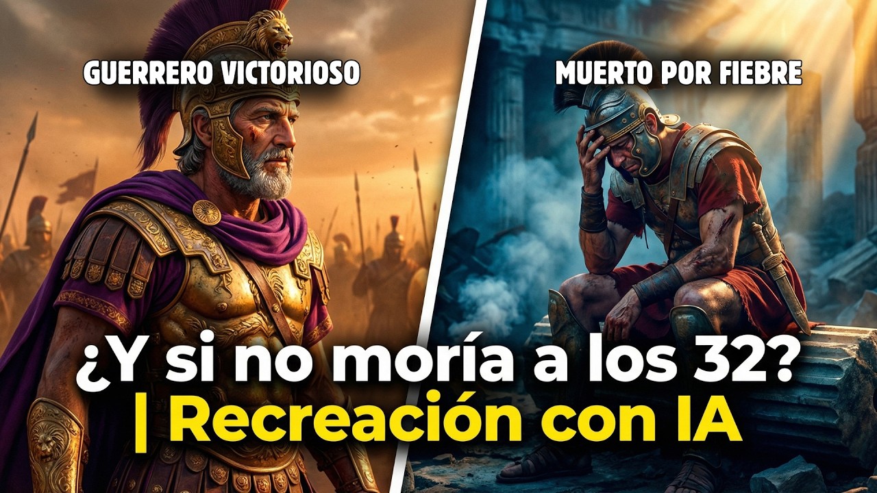 ¿Y si Alejandro Magno NO moría a los 32 años? | Recreación con IA
