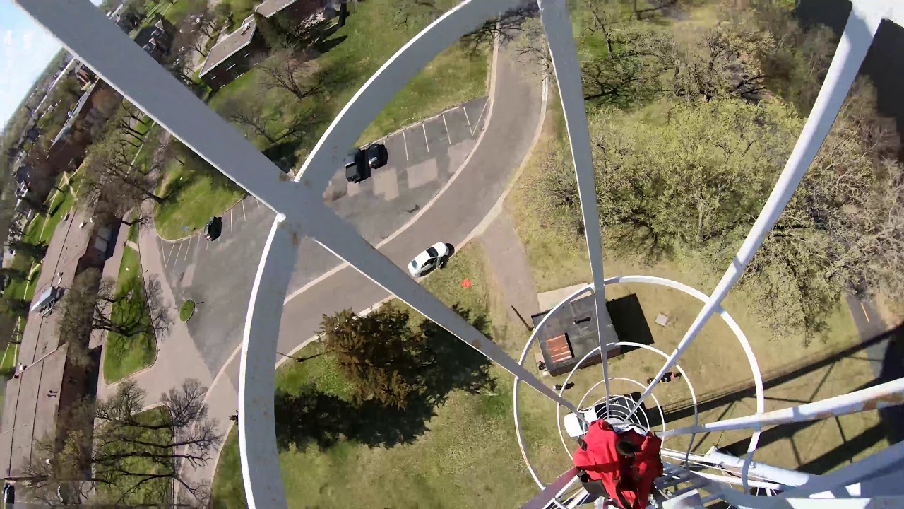 What's it like to climb a water tower?
