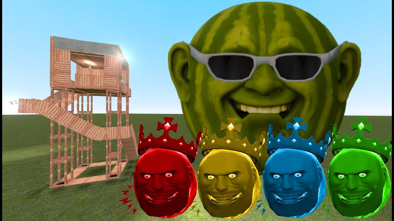 All Full Lin Gang Melon Nextbot, Nico And Obunga Nextbot New Update In Garry's Mod! Part 46