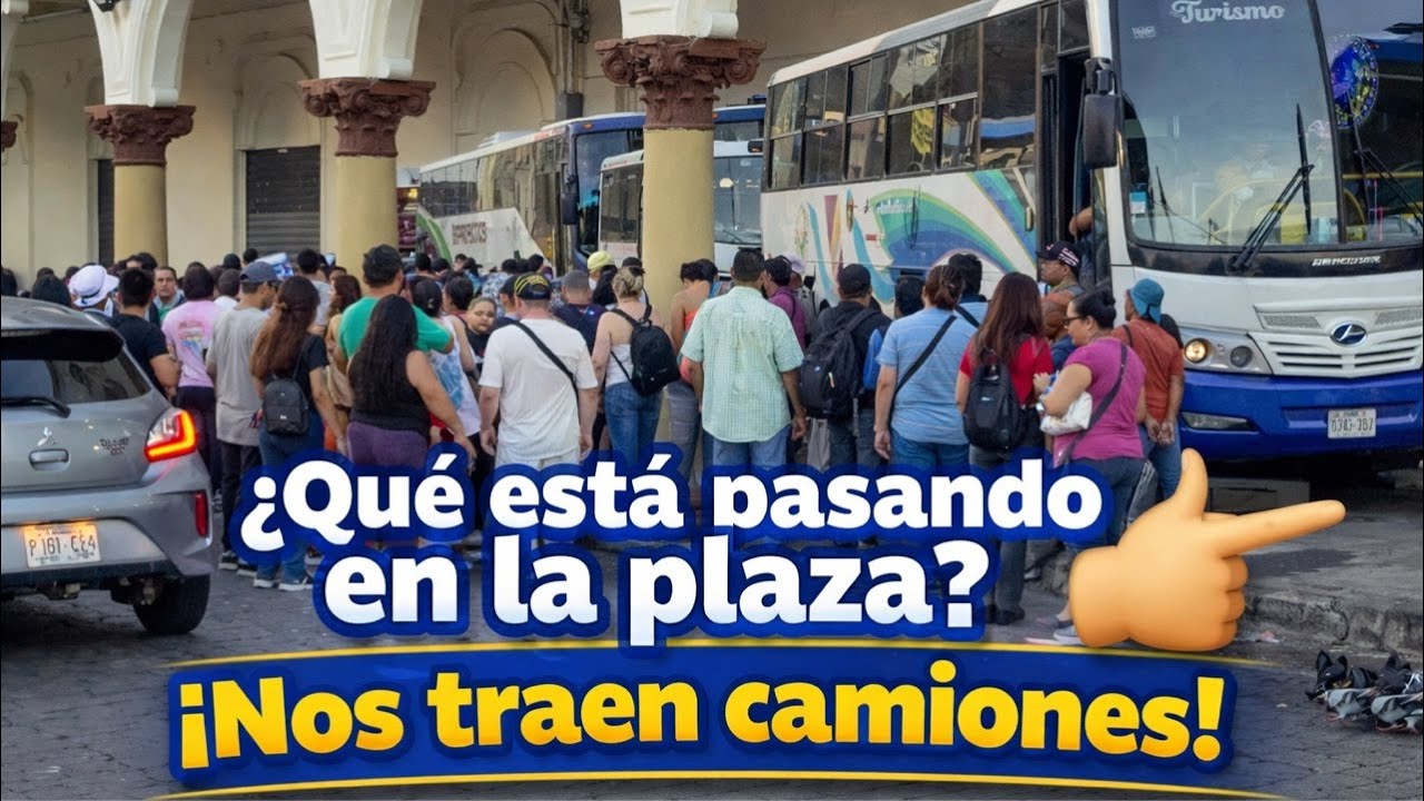 MIREN QUE ESTA PASANDO EN LA PLAZA