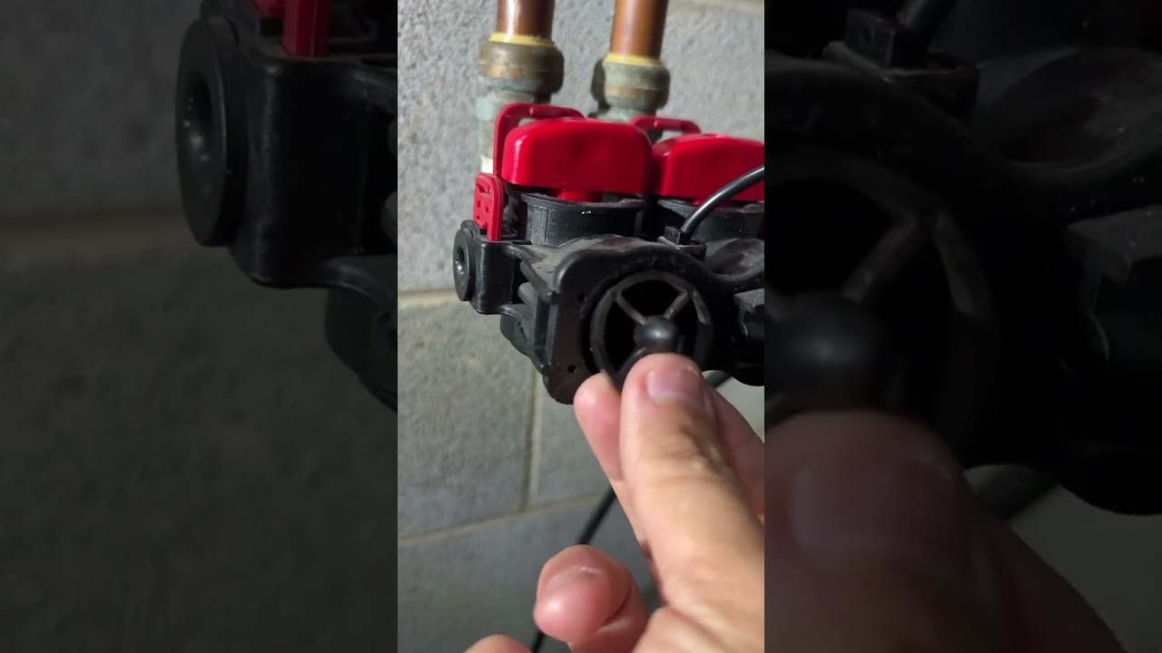 How to access and clean a water softener turbine