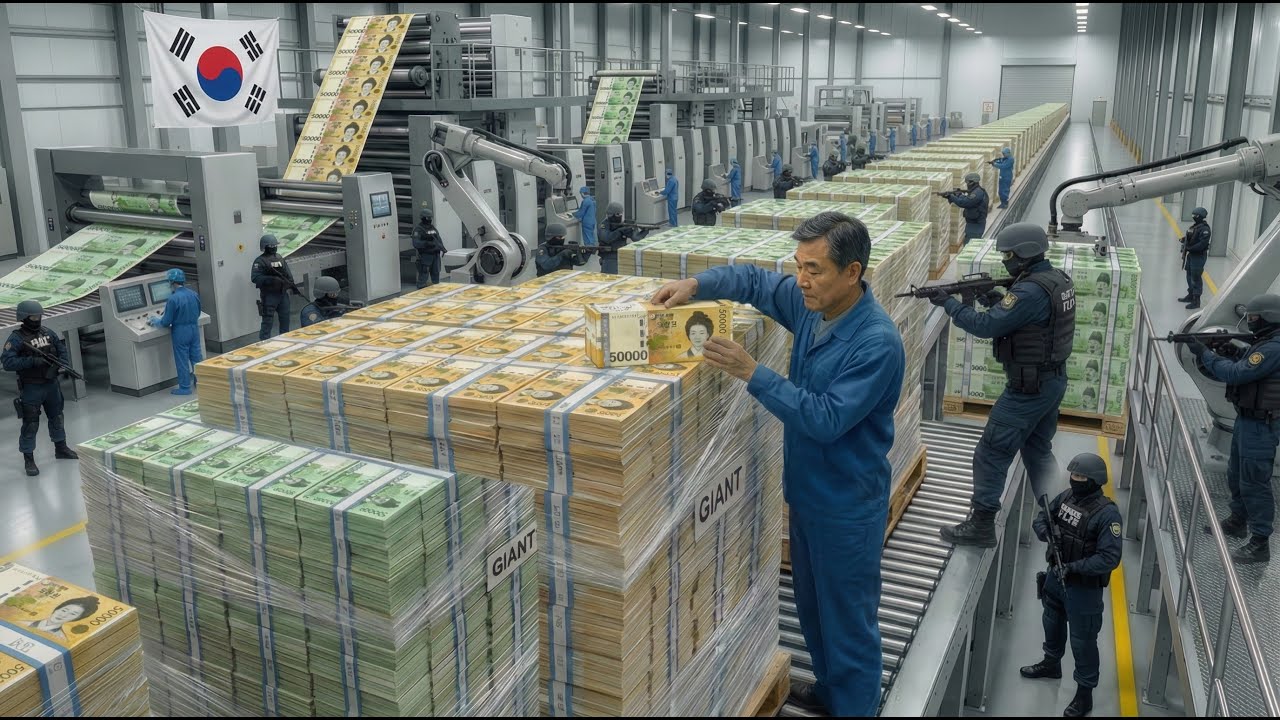 How South Korea Prints the Won  Inside a High Security Banknote Factory