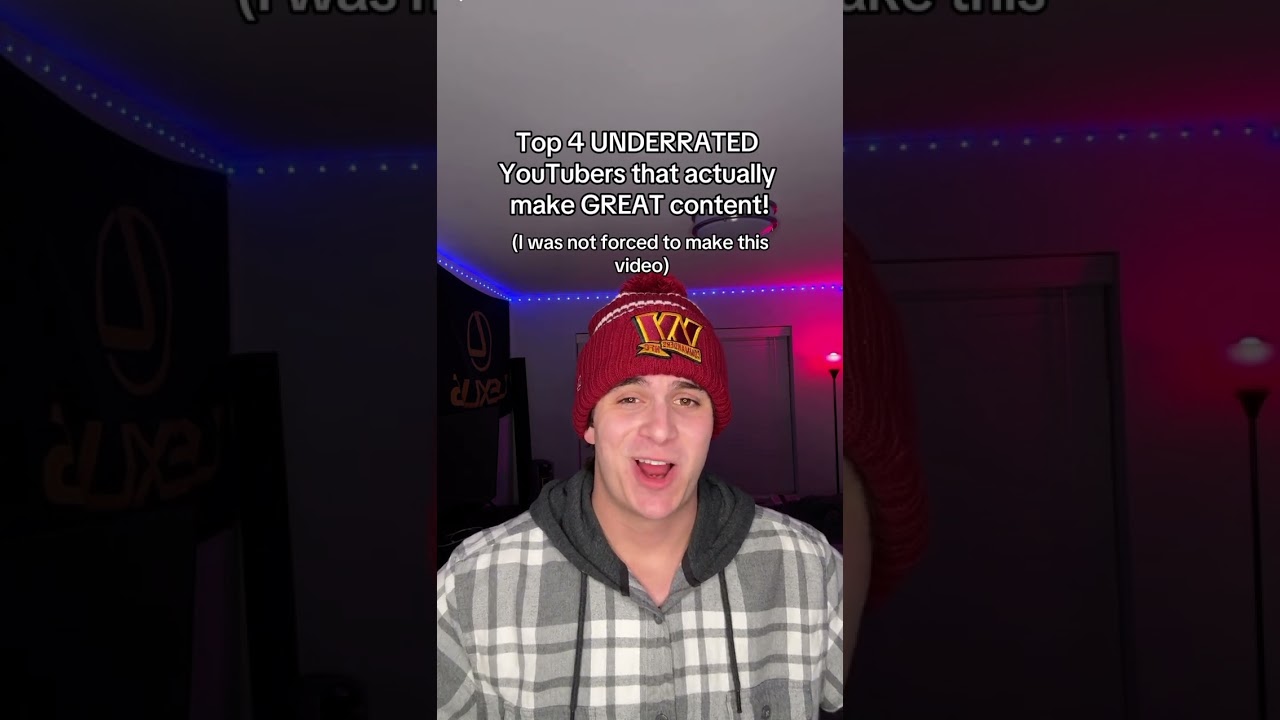 Top 4 UNDERRATED YouTubers.