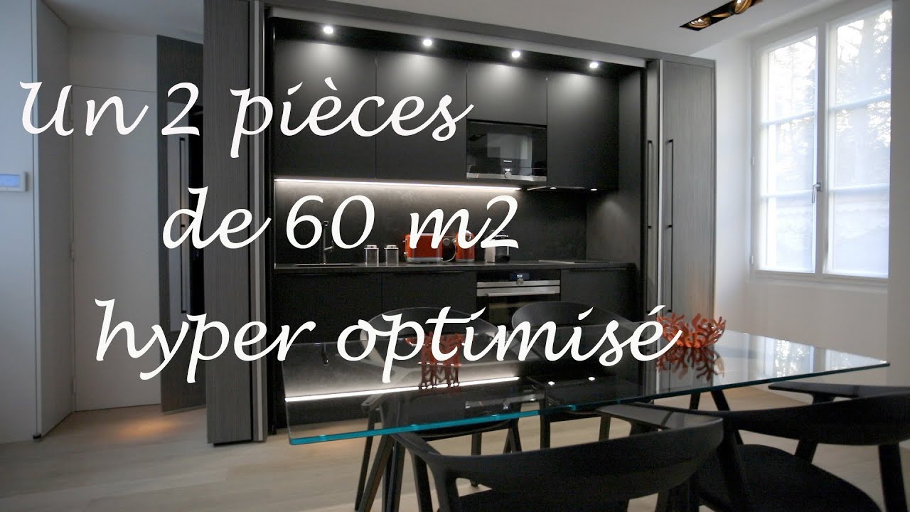 Comment am&eacute;nager un 2 pi&egrave;ces de 60 m2. Architecture int&eacute;rieure