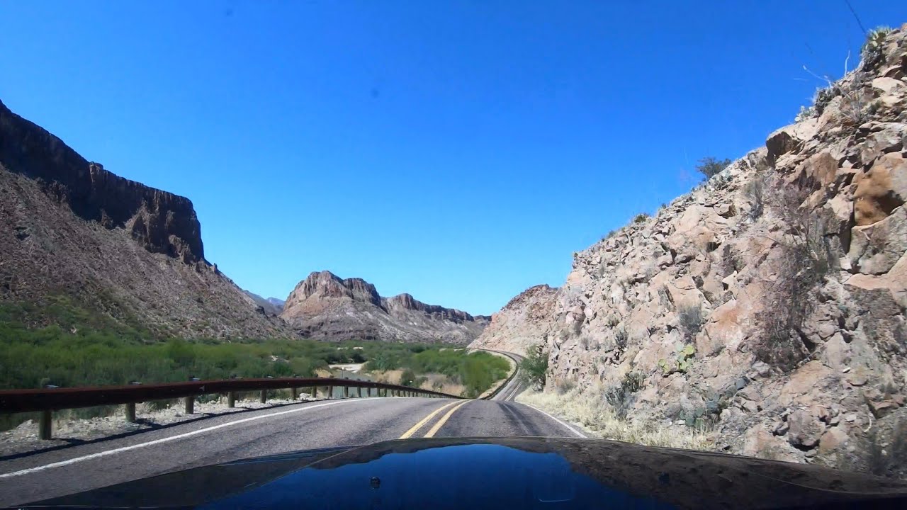 Driving from Big Bend to Terlingua, TX and then to Presidio, TX along FM 170