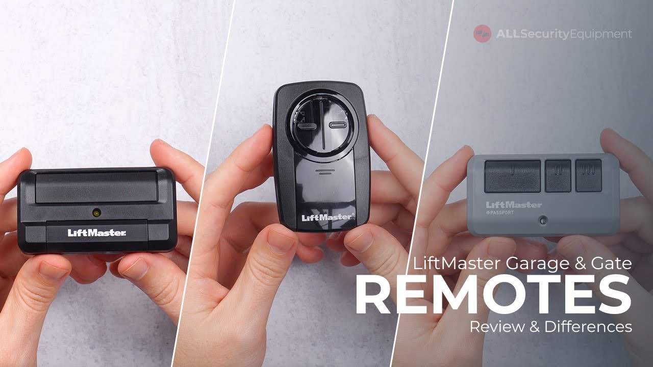 Cracking the Code: Understanding the 3 Types of LiftMaster Garage Door & Gate Operator Remotes