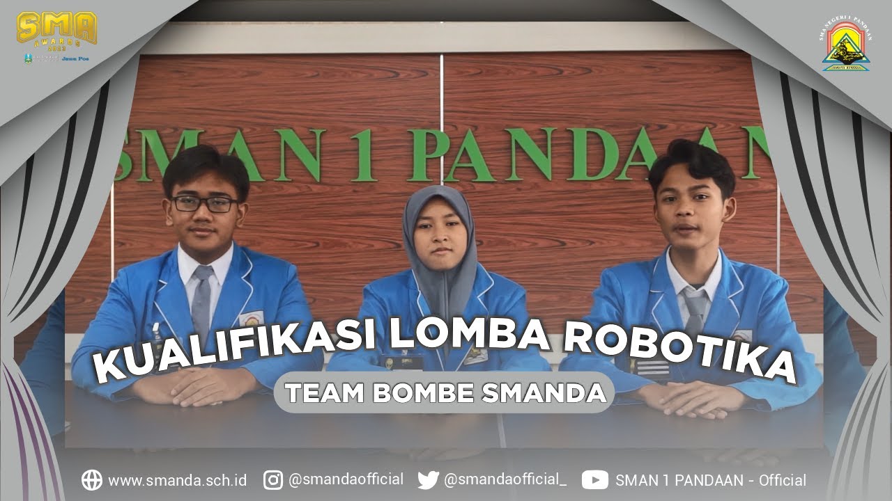 Jawa Pos SMA AWARDS 2023 Kualifikasi Lomba Robotika Team Bombe SMANDA SMA Negeri 1 Pandaan